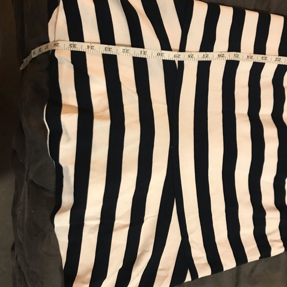 Banana Republic Navy & White Striped Fitted Dress - Picture 10 of 11